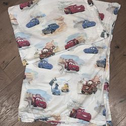 Disney and Pixar Cars Organic Toddler Bed Flat sheet And Pillowcase