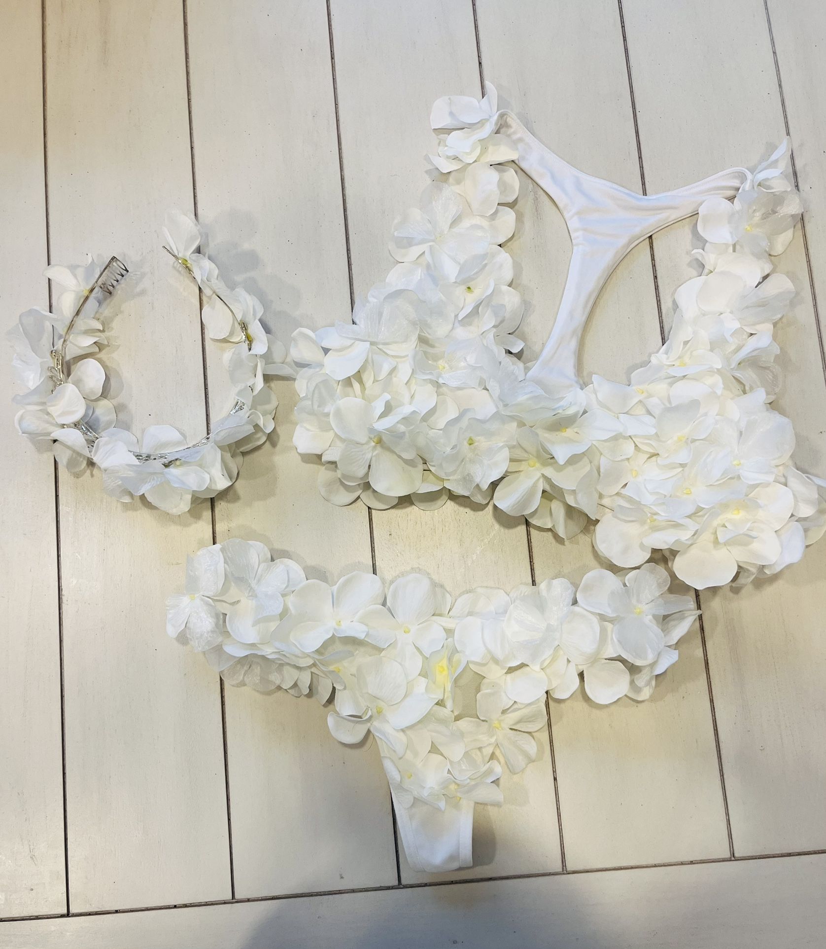 Custom Flower Bikini Set