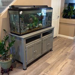 fish tank with stand