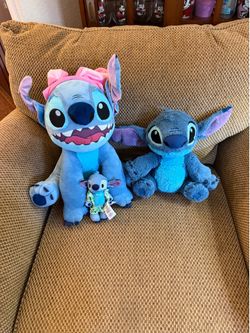 Disney Store Easter Stitch Plush - Large 15” Bunny Ears Holiday Alien