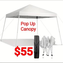10x10 (8x8 Top) Ez Pop-Up Tent, Sun Protection And Waterproof, Quick Opening & Portable, Multi-purpose For Camping/ Garden/ Sports / buisness and more