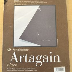 Strathmore black Artagain 9x12