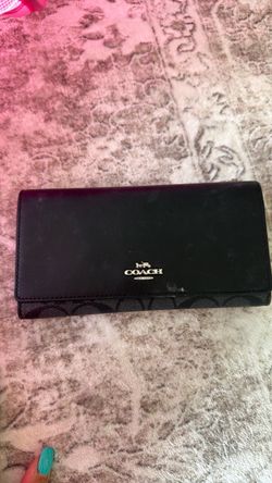 Coach leather wallet