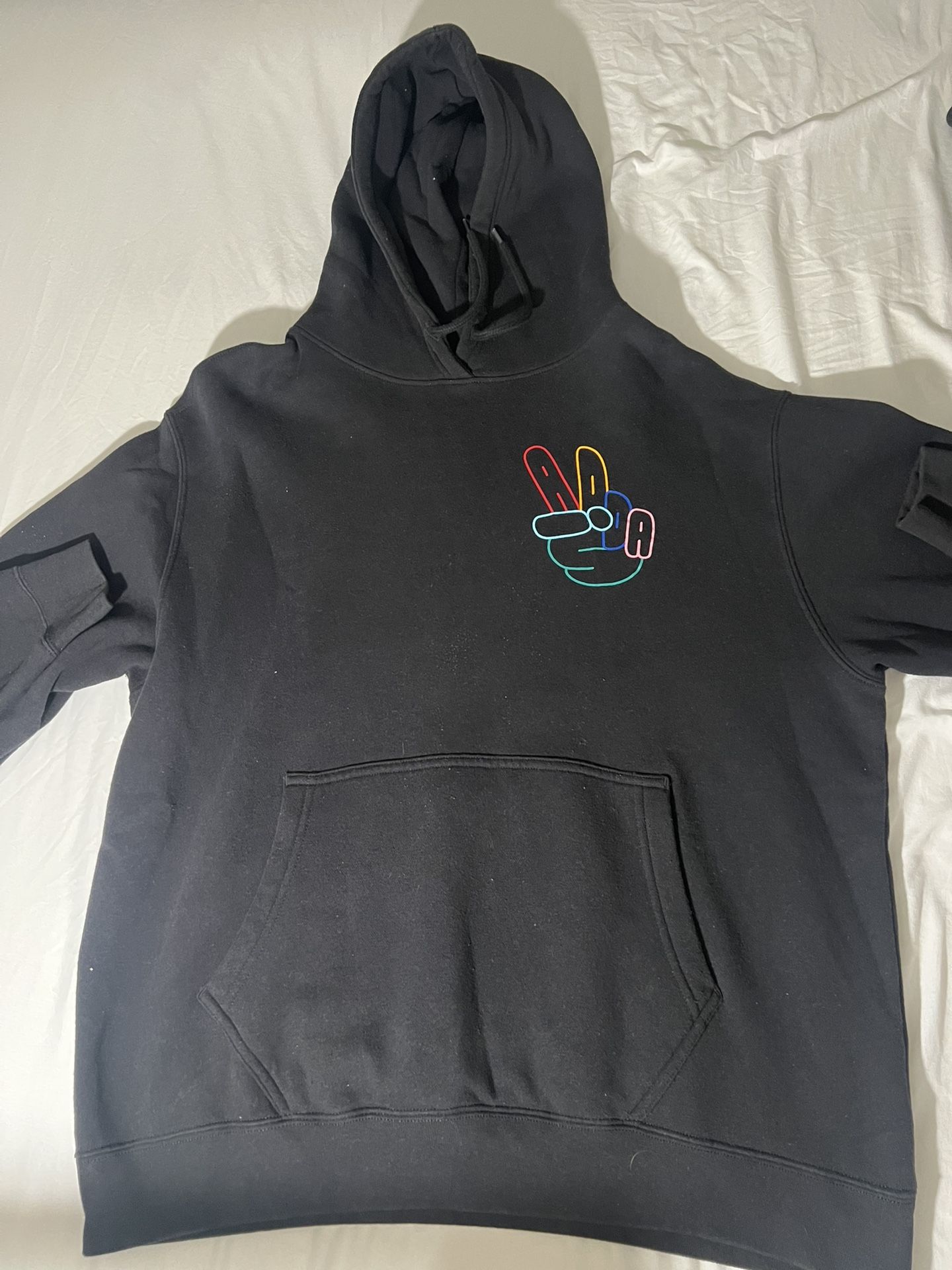 Adidas Originals Peace Sign Hoodie (Large)