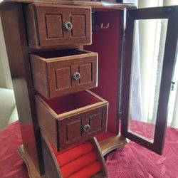 wooden jewelry box