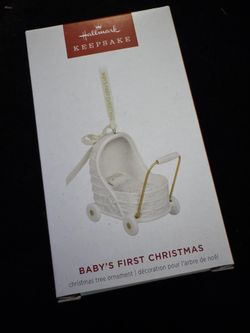 Baby’s First Christmas 2024 Ornament $5