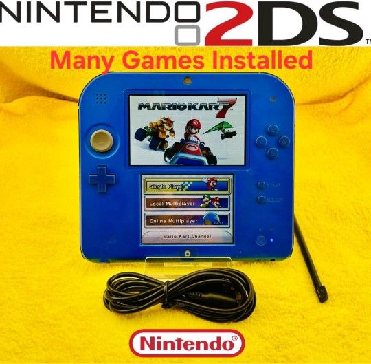 Nintendo 2DS with Many Games Installed