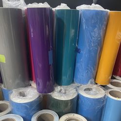 Stick Vinyl Basic Color. The Yard Is Five Dollar. The Size Of The Roll Is “15 🟠🟤⚪️🟢🟡🔴🔵🟣👍