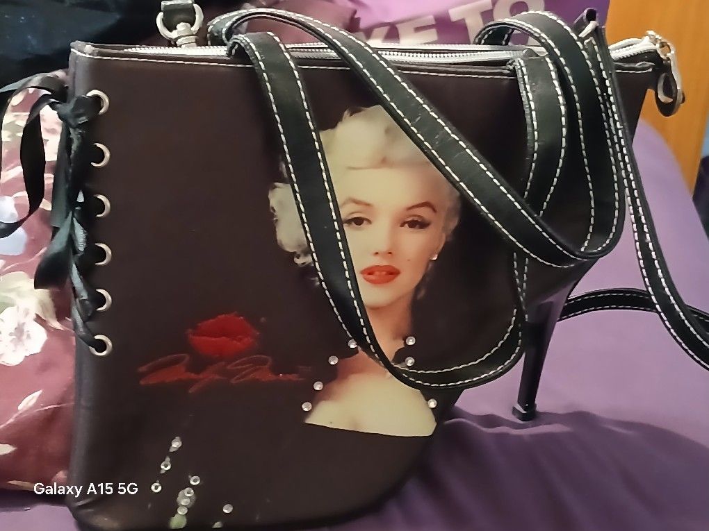 Fashion Purses Marilyn Monroe & Glitter 10k Bag
