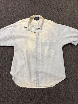 American Blue Men's Short Sleeve Button-Up Shirt