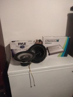 Speakers And Amps For Sale , 12" And 10" Kickers , Pyle ,Rockford Punch