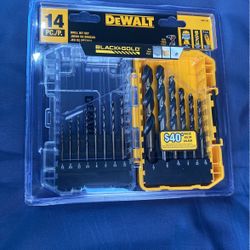 Dewalt 14 pc Drill Bit Set, New