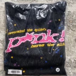 Pink Black Spider Hoodie (full Set Available To) 