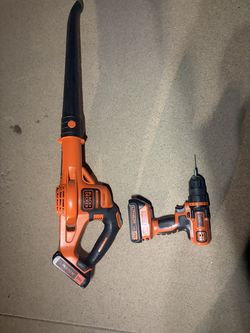 BLACK+DECKER 20V MAX Cordless Combo Kit (Leaf Blower & Drill)