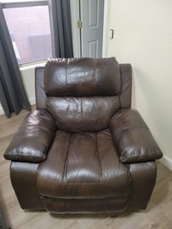 Leather Rocking Recliner