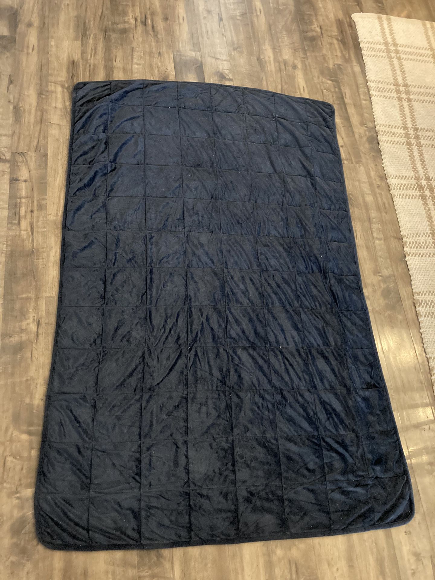 Twin Navy Blue Weighted Blanket