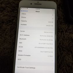 T-Mobile Unlocked IPhone 8 Plus 256gb 