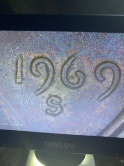 Rare 1969 S  Mint Mark Penny 