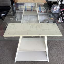 IKEA Glass Top Desk 