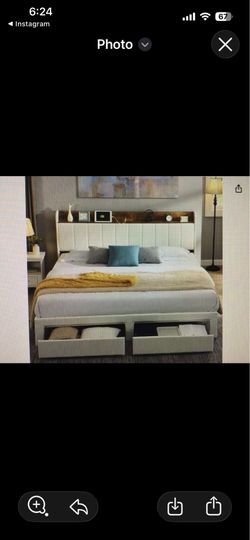 Queen size bed frame