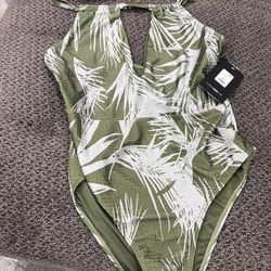 Fashion Nova Halter Top Swimsuit 