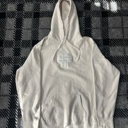 Supreme Cross Box Logo Hoodie Beige/Tan
