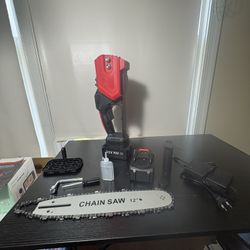 🚨 21V Cordless Mini Chainsaw w/ Battery & Charger – $40 MUST GO!