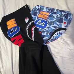 Double Hooded Bape Hoodie $230