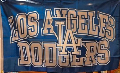 Dodgers Flag 5ftx3ft $25 Firm On Price