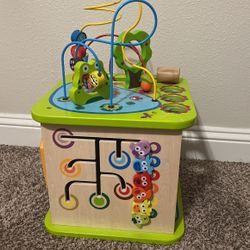Activity Wooden Cube 