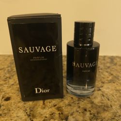 Dior Sauvage Men's Parfum Spray 3.4 fl oz (100 Ml) New