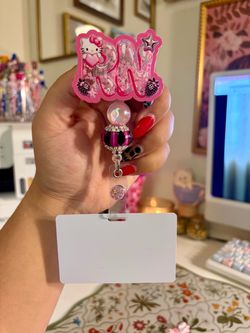 Beaded badge reel
