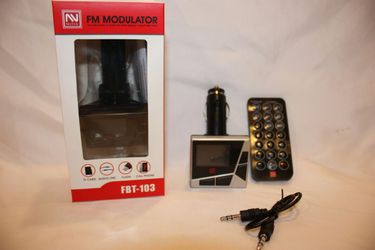 Bluetooth FM transmitter SD card reader USB aux