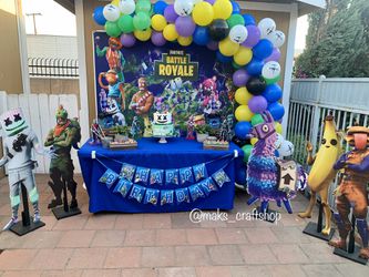 Fortnite Birthday Party balloon Garland Decoration