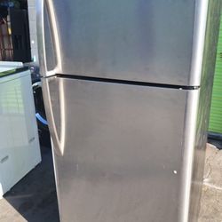 Apt Size Stainless Steel Fridge 
