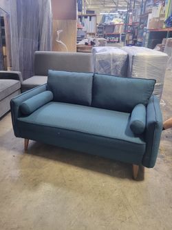 Modway Upholstered loveseat - Azure polyester