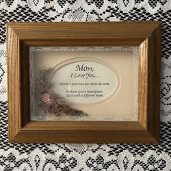 “Mom I Love You…” Framed Wall Art 