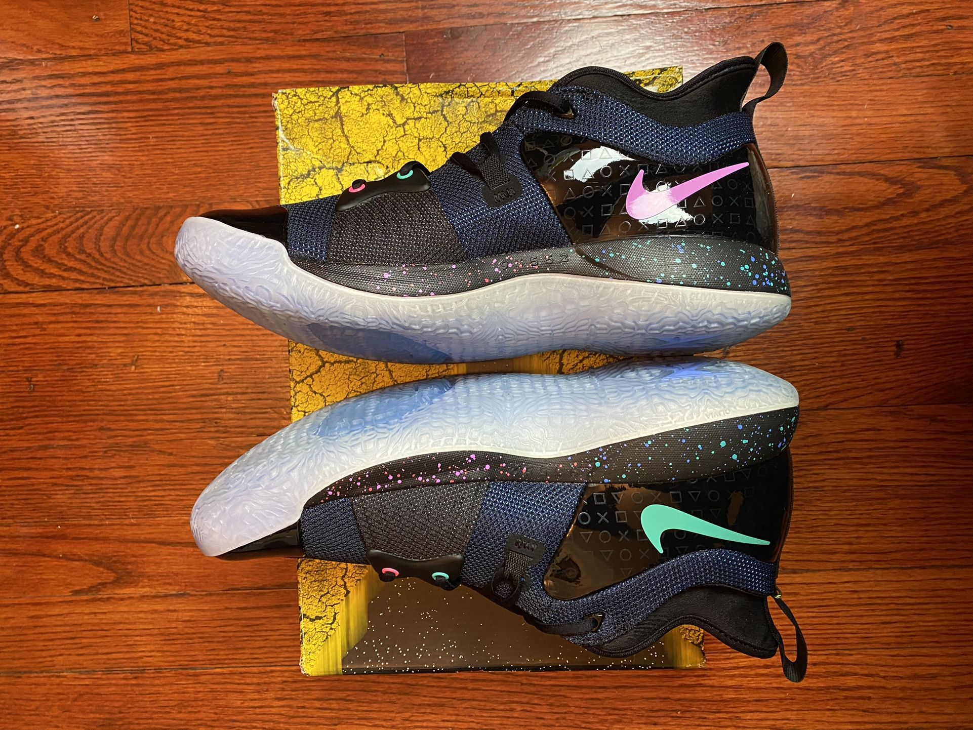 PG 2 Playstation EP Size 10 Black/Racer Blue Nike PlayStation x PG 2 EP  main image 4