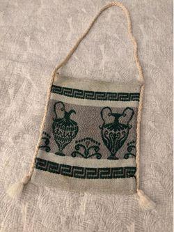Greek messenger bag old vintage