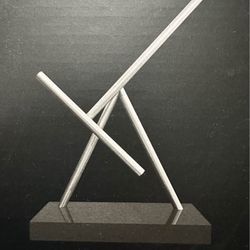 The Swinging Sticks Kinetic Energy Sculpture Desktop Size Silver Best GIFT