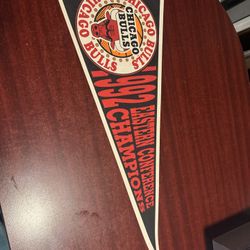 1992 Chicago Bulls Eastern Conference Champions NBA pennant