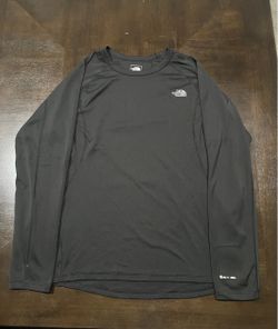 The North Face Men's Long Sleeve Crew Neck Activewear Logo T-Shirt Black M