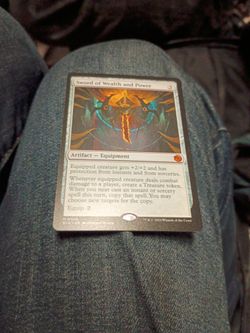 Mtg Single Non Holo Sword Of Wealth And Power