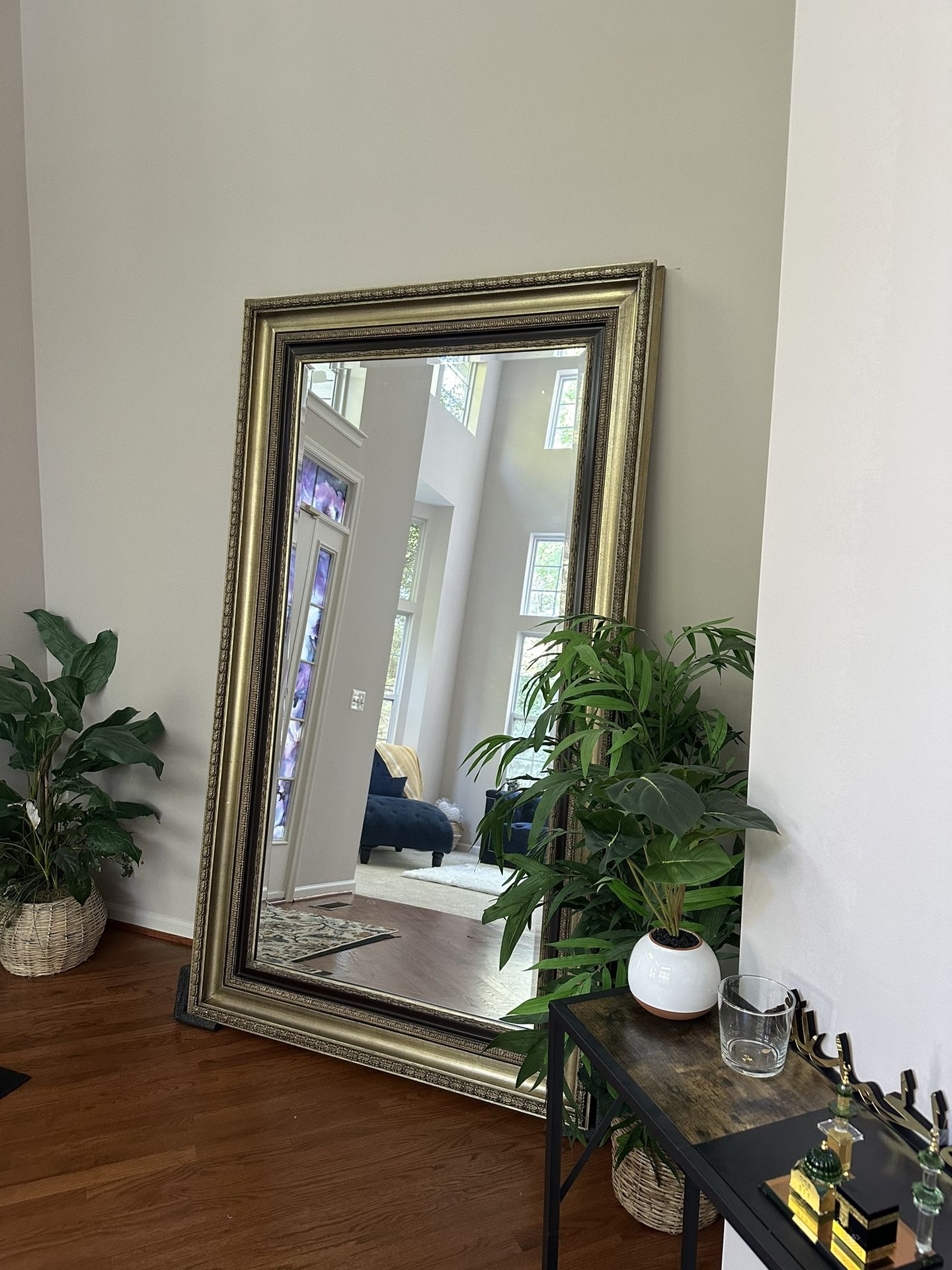 Large Floor Mirror Vintage Full Gold Touch