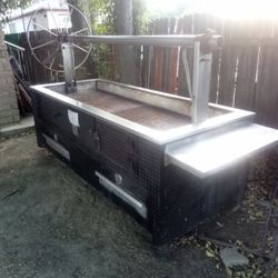 Barbecue Real Big Stainless And Brick