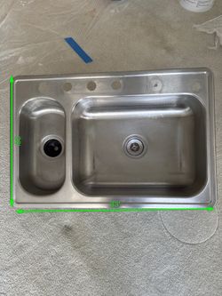 Stainless Steel Double Bowl Kitchen Sink