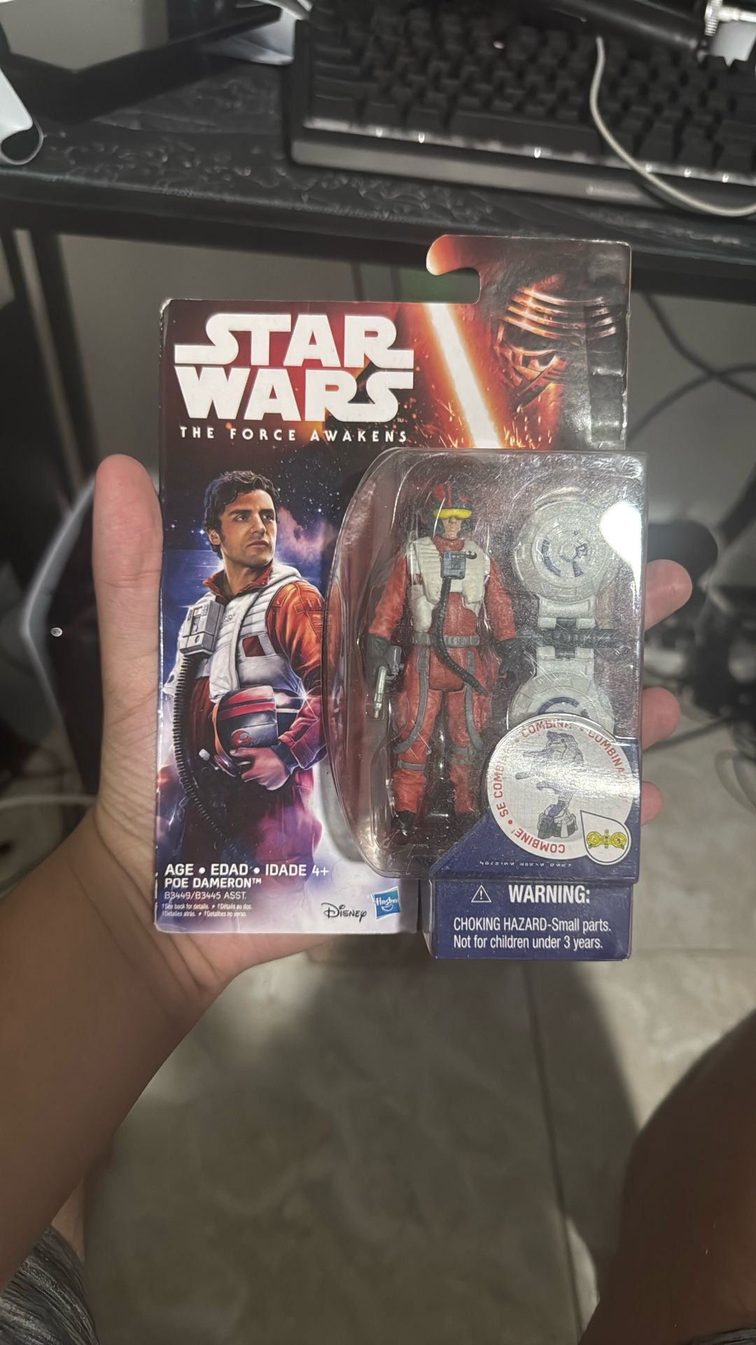 Star Wars Poe Dameron Figure From 2015 Release Force Awakens