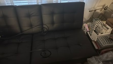 Black futon
