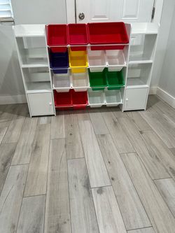 Kids Toy Storage Organizer with Bins