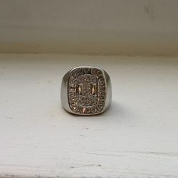UM Hurricanes Stainless Steel Pinky Ring 